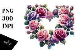 Rose-Shaped Heart Design Product Image 1