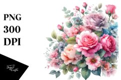 Vibrant Watercolor Abstract, Transparent PNG Product Image 3