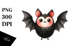 Simple Halloween Bat Clipart Product Image 3