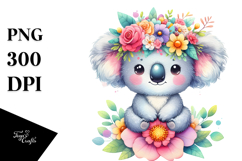 Cartoon Flower Crown Clipart Product Image 1
