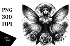 Vibrant Gothic Fairy PNG Product Image 1