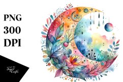 Wimsical Watercolor Shiny | Sublimation | Clipart Product Image 3