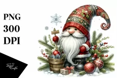 Detailed Christmas Gnome PNG Product Image 1