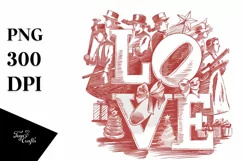 Vibrant Love Clipart PNG Product Image 5
