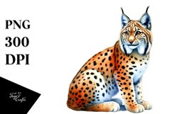 Simple Lynx Clipart | Sublimation Clipart Product Image 1