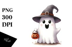 Funny Halloween Ghost Clipart Product Image 3