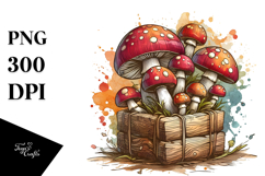 Detailed Mushroom, High-Res PNG Product Image 1