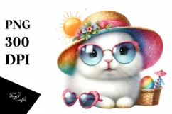 Colorful Cute Baby Bunny | Clipart Product Image 3