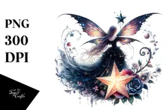 Vibrant Gothic Fairy PNG Product Image 1