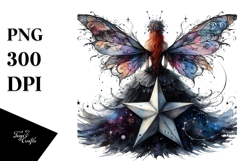 Vibrant Gothic Fairy PNG Product Image 1