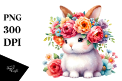 Cartoon Rabbit Crown Clipart Product Image 1