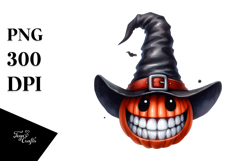 Funny Halloween Hat with Big Teeth | Sublimation | Clipart Product Image 1