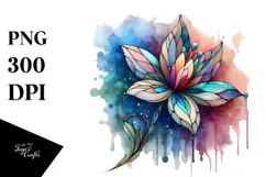 Abstract Vibrant Pastel Wooden Daffodil Product Image 1