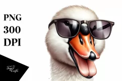 Detailed Funny Cute Swan Portrait Product Image 1