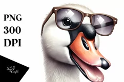 Detailed Funny Cute Swan Portrait Product Image 3