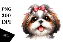 Cute Baby Shih Tzu, High-Res PNG Product Image 1