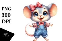Expressive Baby Mouse Clipart Product Image 1