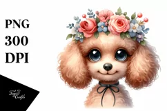 Poodle with Funny Haircut | Sublimation Clipart Product Image 3