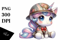 Cute Baby Unicorn Clipart Product Image 1