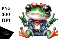 Baby Frog at the Beach PNG Product Image 1