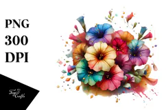 Colorful Petunia PNG Product Image 1