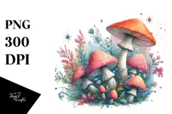 Detailed Mushroom, High-Res PNG Product Image 1