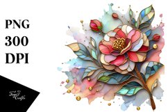 Vibrant Camellia Clipart Product Image 1