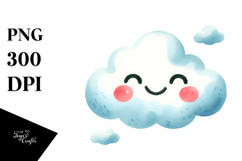Smiling Cloud PNG Product Image 1
