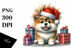 Cute Akita, High-Res PNG Product Image 3