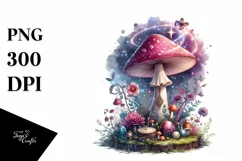 Detailed Mushroom Magic PNG Product Image 3
