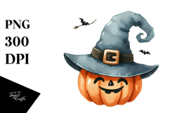 Funny Haloween Black Cat PNG Product Image 1