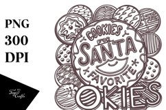 Cookies for Santa Christmas Png Product Image 1