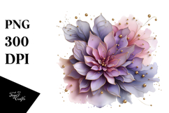 Abstract Lilac Glossy Material PNG Product Image 1