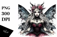 Detailed Gothic Fairy PNG Product Image 1
