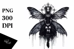 Detailed Gothic Fairy PNG Product Image 1