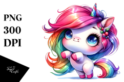 Quirky Bird with Paint-Like Style PNG Product Image 1