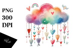 Cute Simple Cloud, PNG Product Image 1