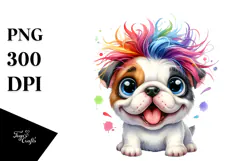 Cute Bulldog, Transparent PNG Product Image 1