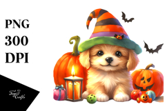 Watercolor Cute Baby Dog | Sublimation | Clipart Product Image 1