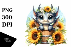 Cute Baby Dragon PNG Product Image 3