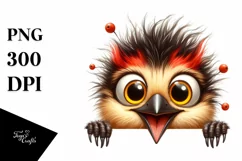 Watercolor Funny Woodpecker Smiling | Sublimation | Clipart Product Image 3