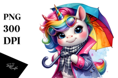 Cute Unicorn Posing Model PNG Product Image 1