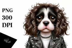 Baby English Springer Spaniel Punk Singer |Sublimation Product Image 3