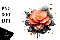 Glossy y Camellia, Transparent PNG Product Image 1