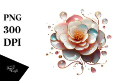 Glossy y Camellia, Transparent PNG Product Image 1