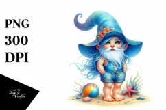 Vibrant Gnome Azzure Accents Shorts Tank Top | Sublimation Product Image 3