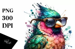 Quirky Bird with Vibrant Artistic Style | Sublimation | Product Image 3