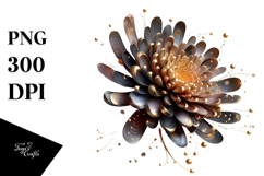 Shiny Chrysanthemum PNG Product Image 1
