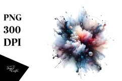 Abstract Cosmos Splash Clipart Product Image 3