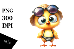 Funny Chick Beachwear Clipart Product Image 1